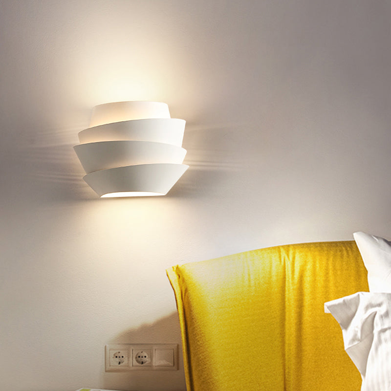 Kids Style 2 - Light Wall Mounted Fixture in White Iron Flower Shape Wall Sconce