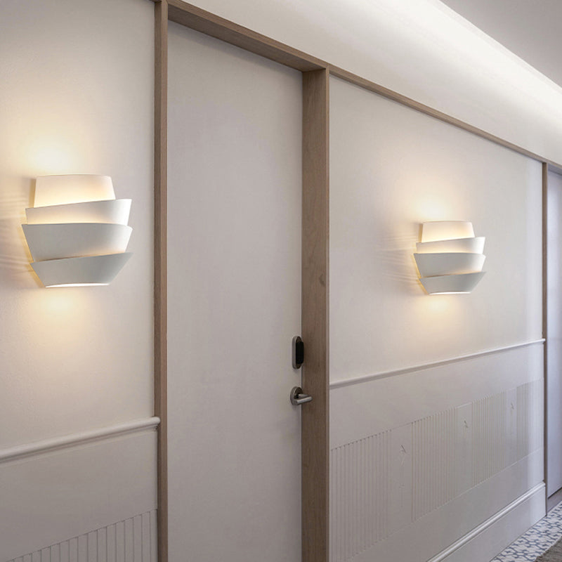 Kids Style 2 - Light Wall Mounted Fixture in White Iron Flower Shape Wall Sconce