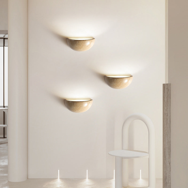 Contemporary Wall Light Fixture Marble Wall Light Sconce for Bedroom