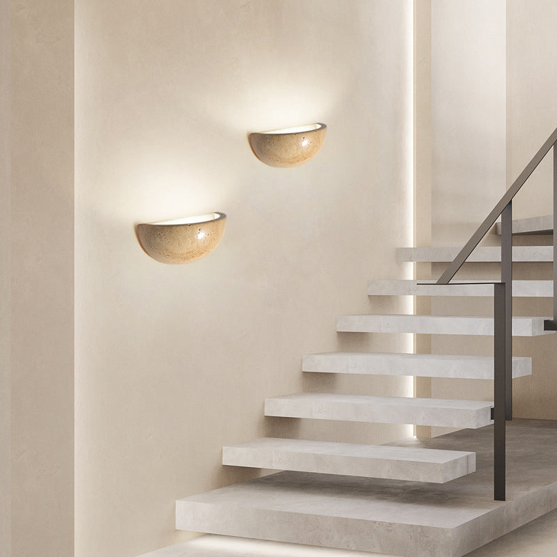 Contemporary Wall Light Fixture Marble Wall Light Sconce for Bedroom