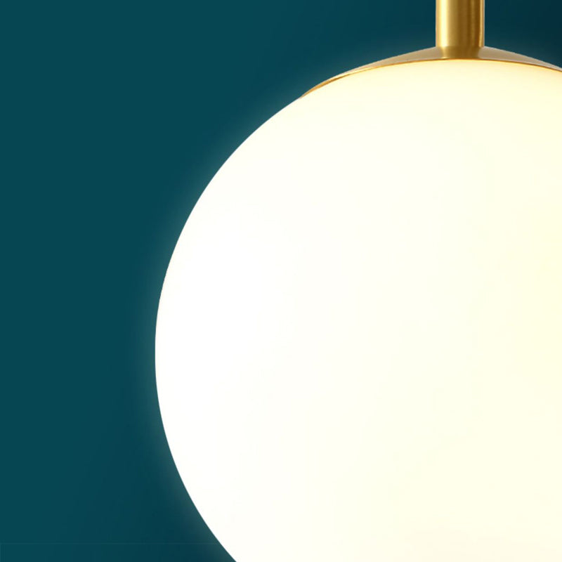 Ball Shape Metal Wall Lighting Modern Style 1-Light Wall Mounted Light in Gold