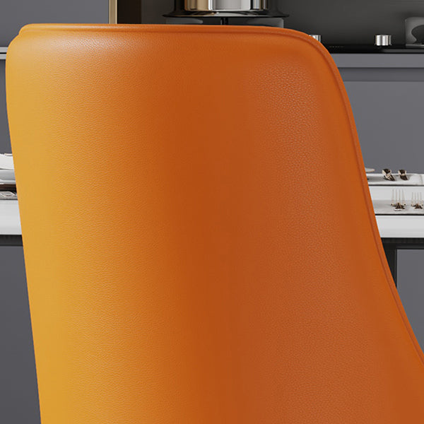 Fabric Dining Chair Modern Parsons Armless Chair for Dining Room