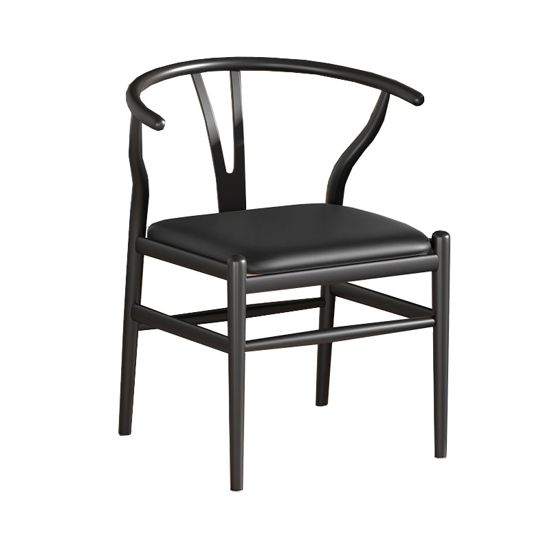Industrial Style Dining Chairs Iron Arm Dining Chairs for Kitchen Use