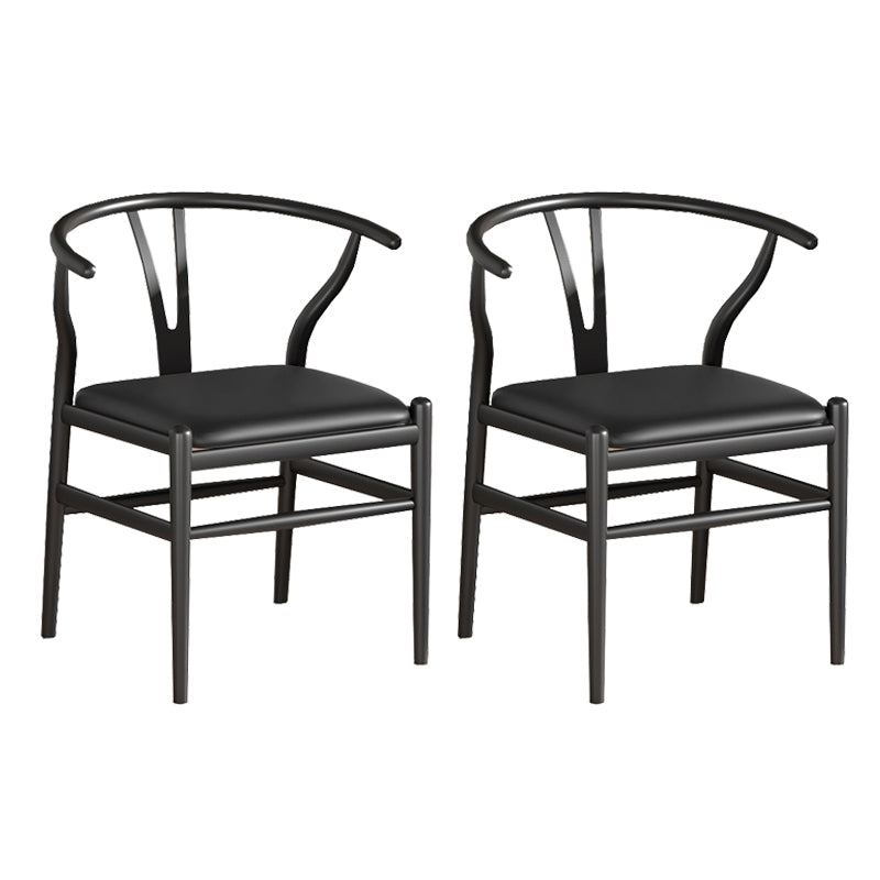 Industrial Style Dining Chairs Iron Arm Dining Chairs for Kitchen Use