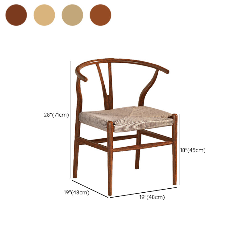 Industrial Style Dining Chairs Iron Arm Dining Chairs for Kitchen Use