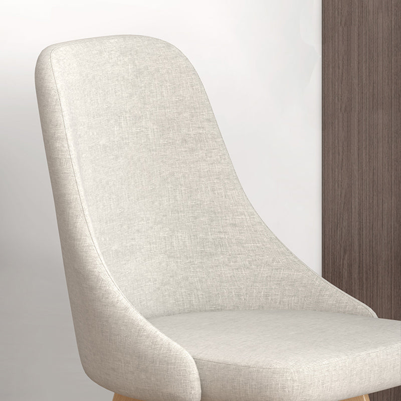 Solid Wood Dining Chair Modern Style Swivel Side Chair for Dining Room