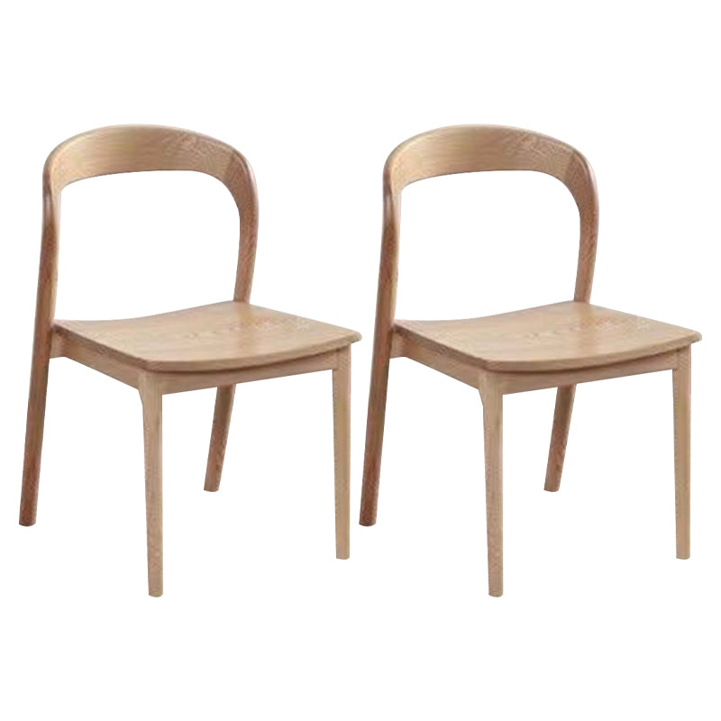 Dining Room Contemporary Armless Chair Solid Wood Dining Chair