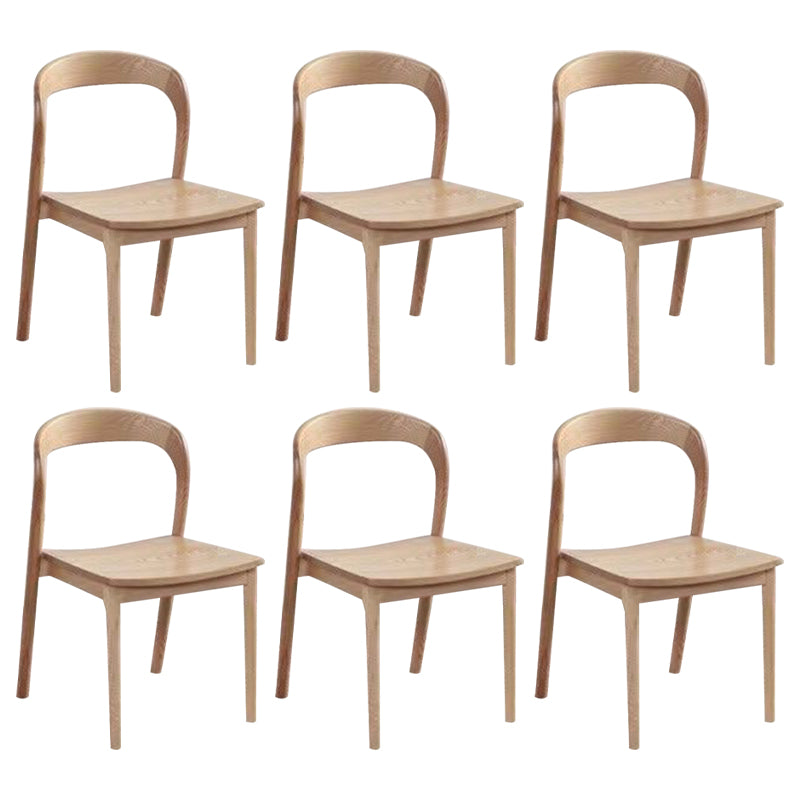 Dining Room Contemporary Armless Chair Solid Wood Dining Chair