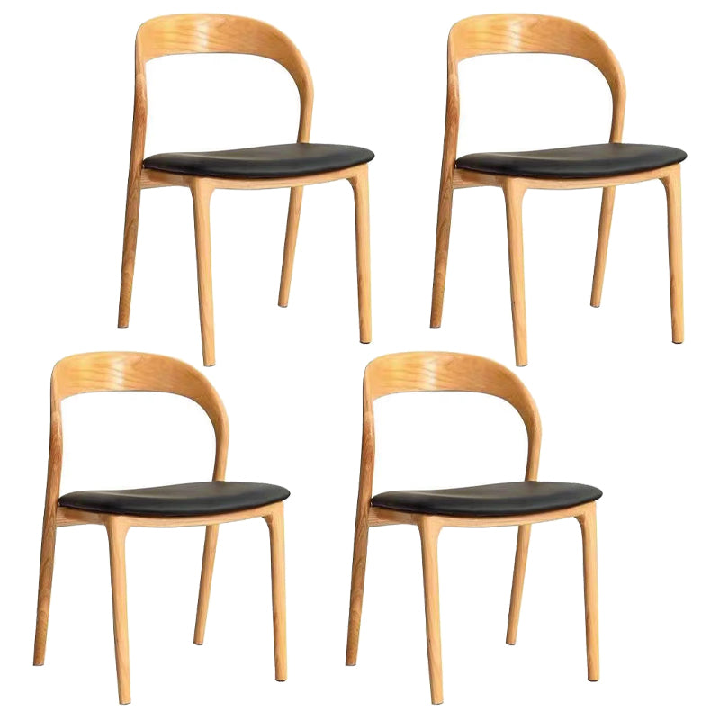 Dining Room Contemporary Armless Chair Solid Wood Dining Chair