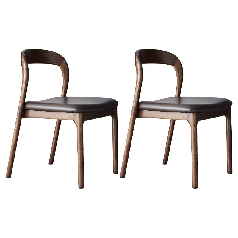 Dining Room Contemporary Armless Chair Solid Wood Dining Chair