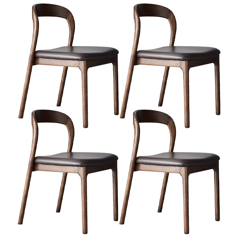 Dining Room Contemporary Armless Chair Solid Wood Dining Chair