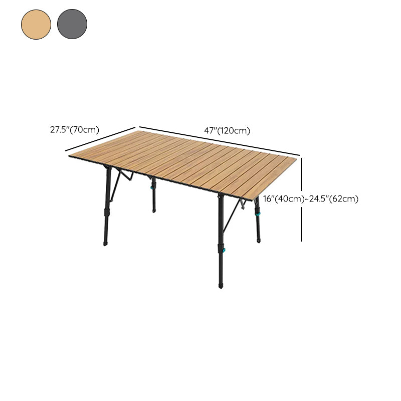 Industrial Outdoor Folding Table Lift Aluminum Camping Table