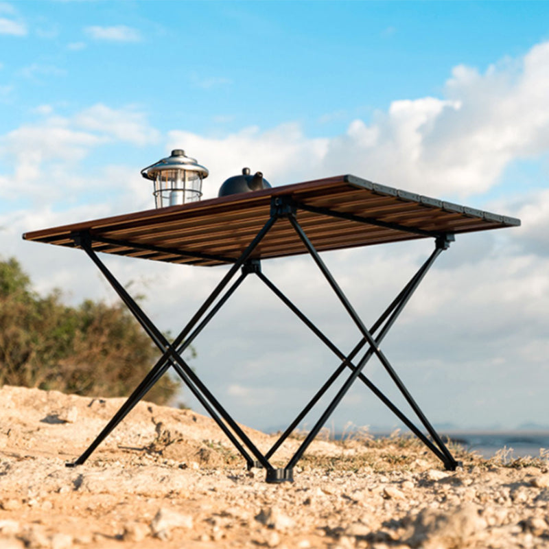 Aluminum Outdoor Folding Table Industrial Rectangle Camping Table