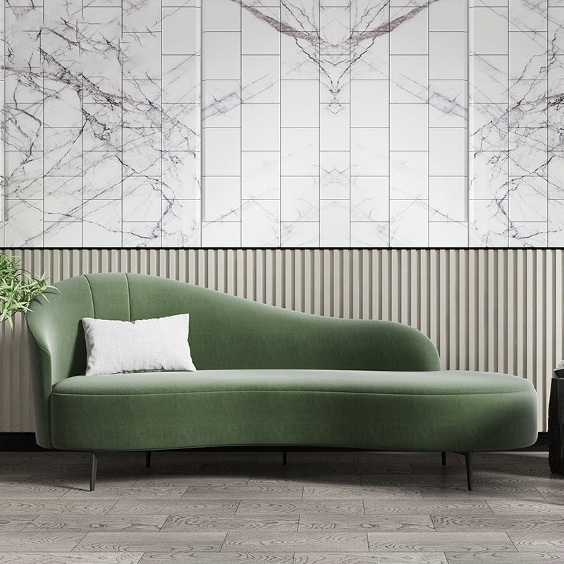 Modern Chaise Lounge Solid Color Chaise Lounge Sofa for Living Room