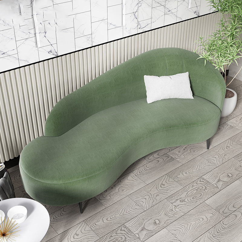 Modern Chaise Lounge Solid Color Chaise Lounge Sofa for Living Room