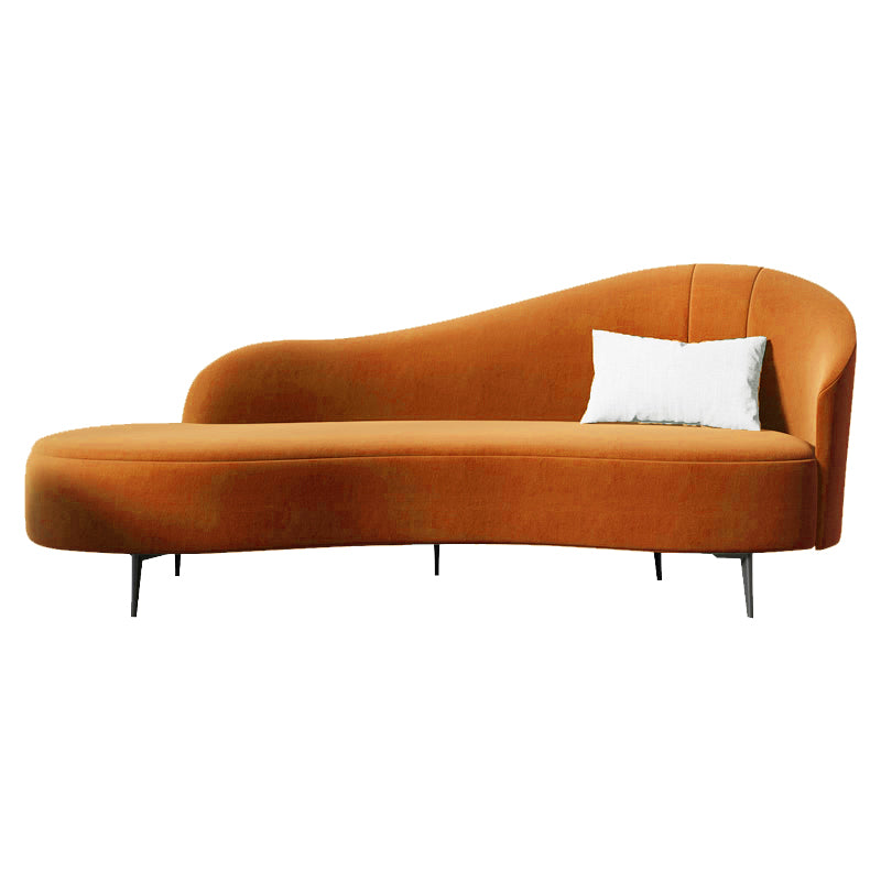 Modern Chaise Lounge Solid Color Chaise Lounge Sofa for Living Room