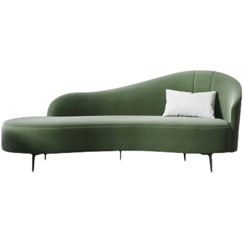 Modern Chaise Lounge Solid Color Chaise Lounge Sofa for Living Room