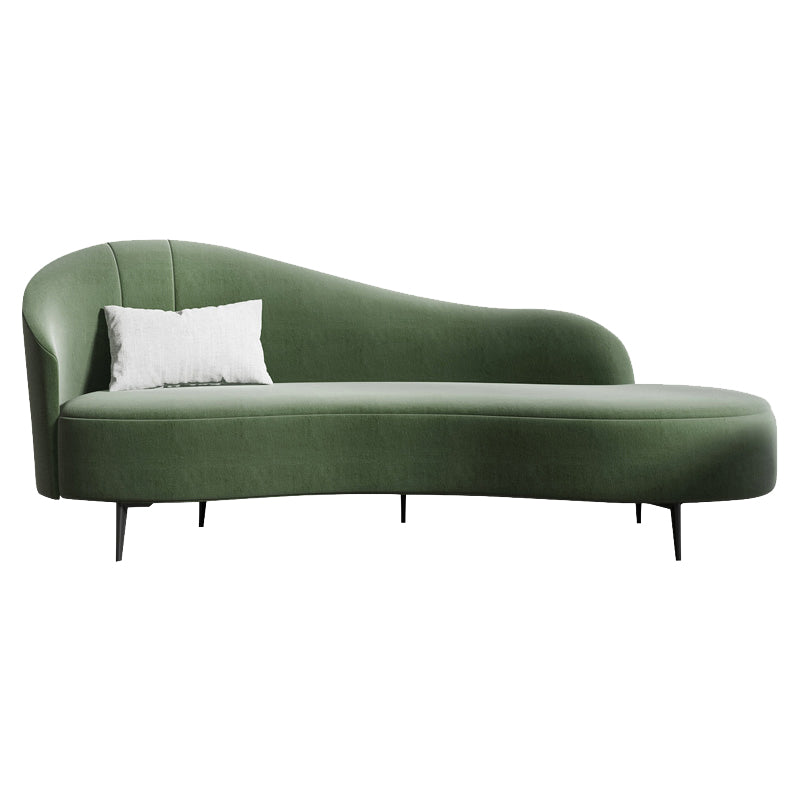 Modern Chaise Lounge Solid Color Chaise Lounge Sofa for Living Room