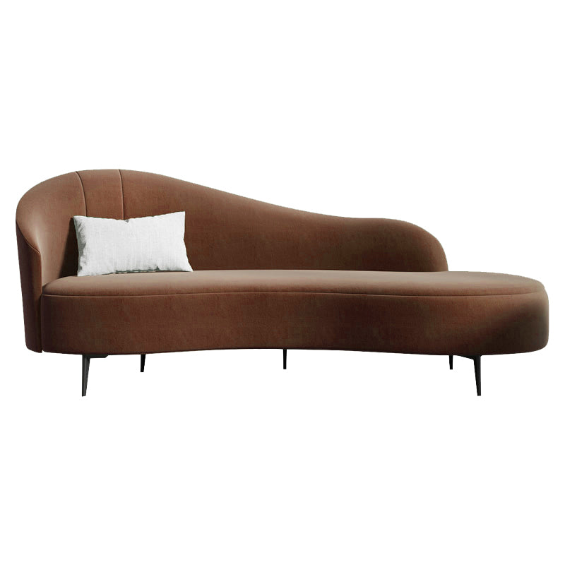 Modern Chaise Lounge Solid Color Chaise Lounge Sofa for Living Room