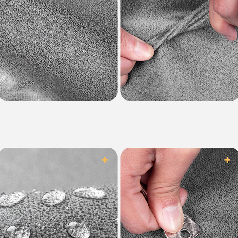 3-Position Scandinavian Chaise Lounge Couch Armless Chaise with Pillow