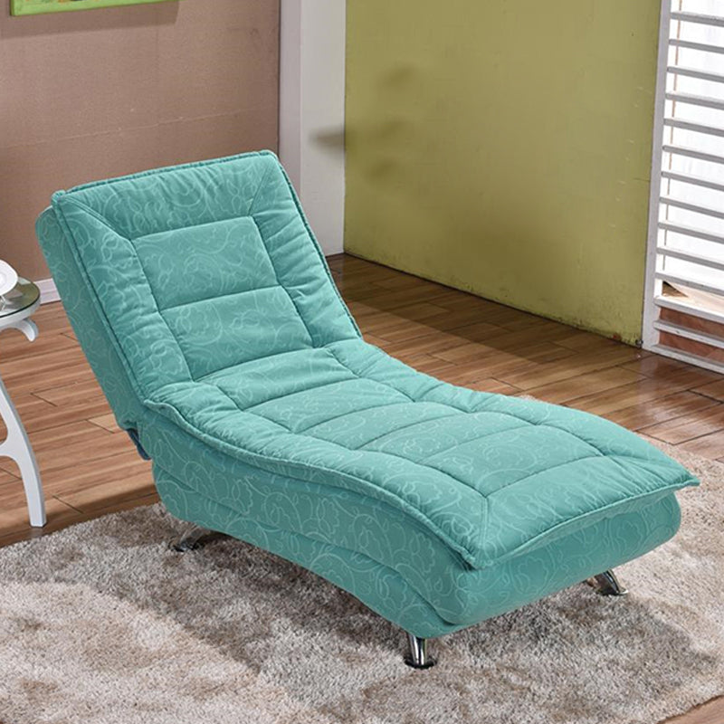 Modern Cushioned Chaise Lounge Leather Chaise with Armless for Living Room