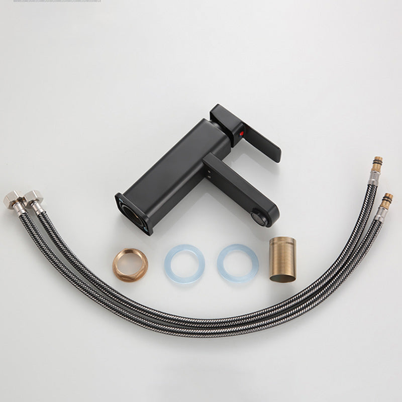 Vessel Sink Bathroom Faucet Lever Handle Low Arc Vessel Faucet