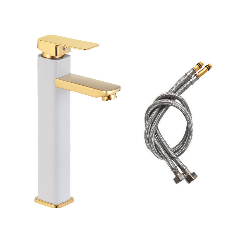 Vessel Sink Bathroom Faucet Lever Handle Low Arc Vessel Faucet
