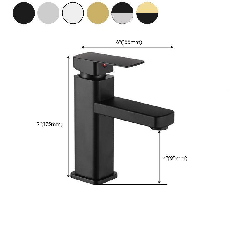 Vessel Sink Bathroom Faucet Lever Handle Low Arc Vessel Faucet