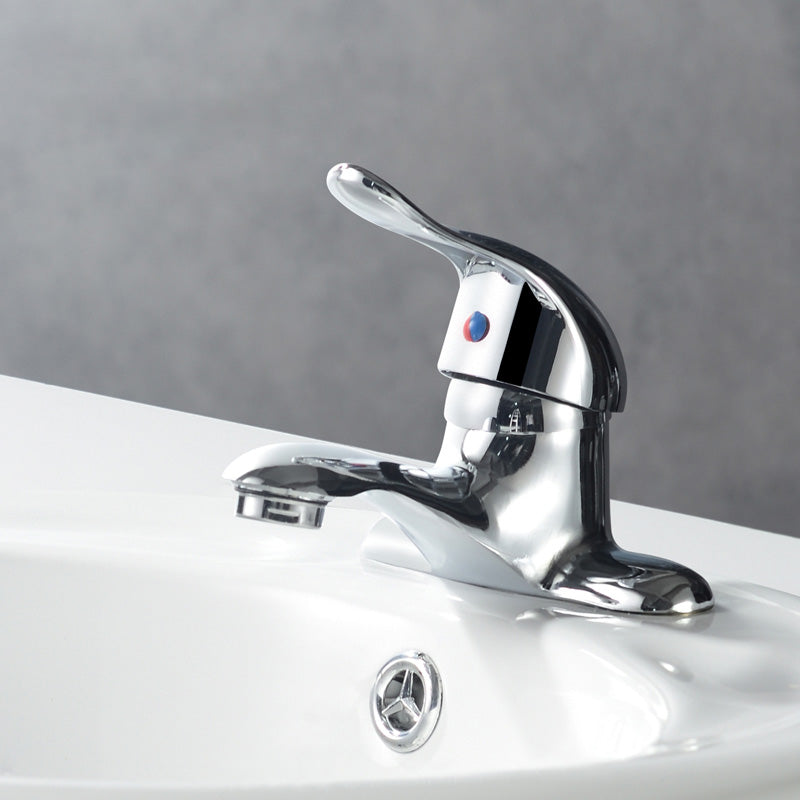 Vessel Sink Bathroom Faucet 2 Hole Faucets Chrome Lever Handle