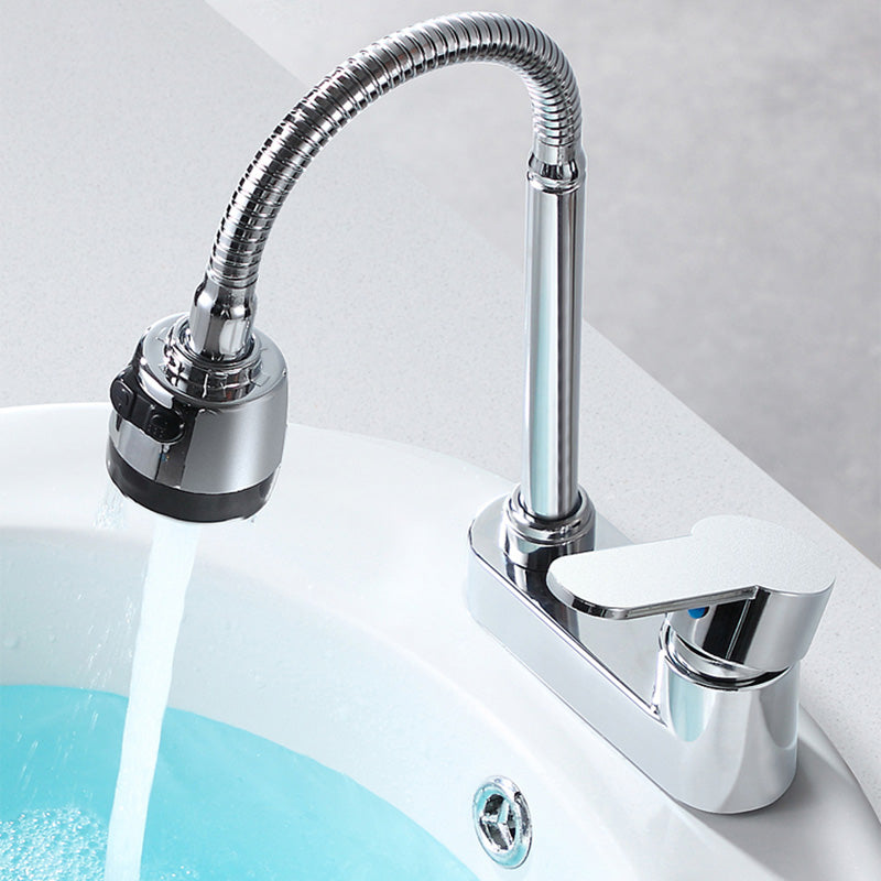 Vessel Sink Bathroom Faucet 2 Hole Faucets Chrome Lever Handle
