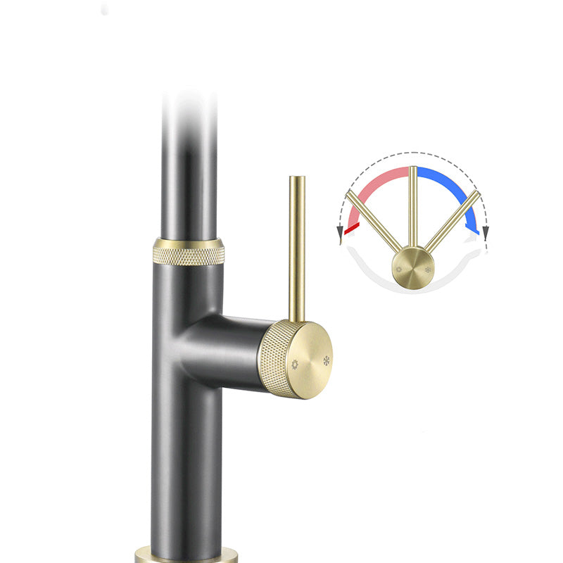 Touch Sensor Kitchen Faucet Swivel Spout with Pull Down Sprayer