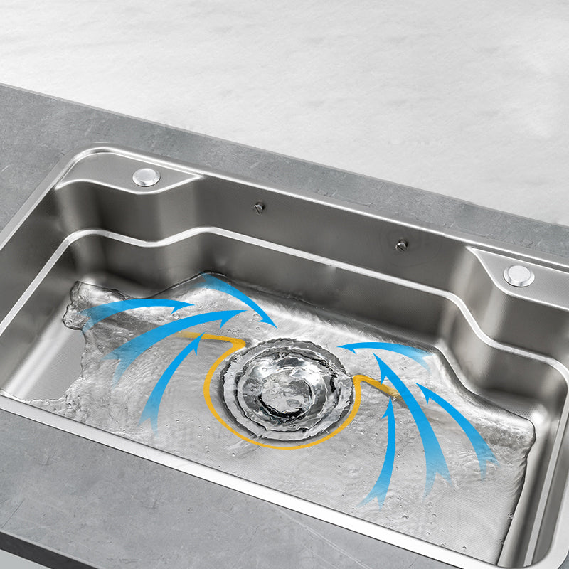 Kitchen Sink Basket Strainer Stainless Steel Undermount Kitchen Sink with Cutting-Board