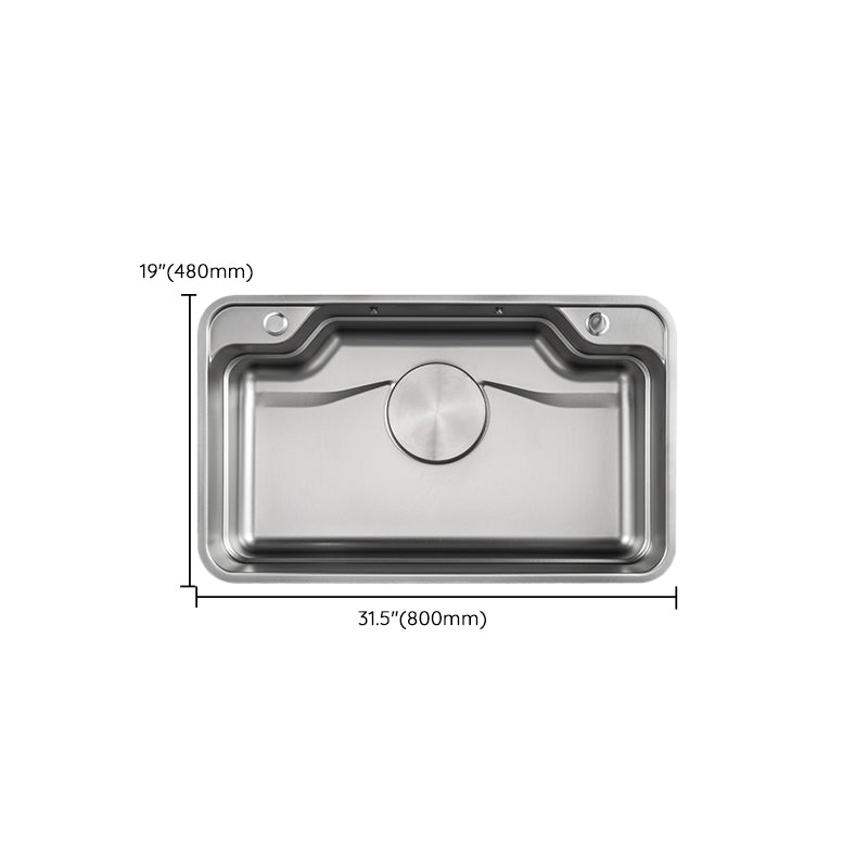 Kitchen Sink Basket Strainer Stainless Steel Undermount Kitchen Sink with Cutting-Board