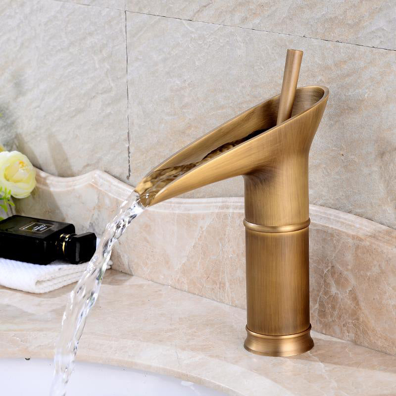 Industrial Basin Lavatory Faucet Vintage Vanity Sink Faucet for Bathroom