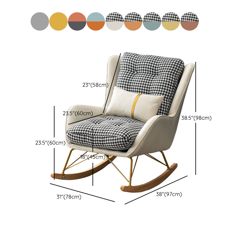 Single Recliner Sofa Rocking Chair Furniture Arm Chaise Leisure Lounge Living Room Chairs