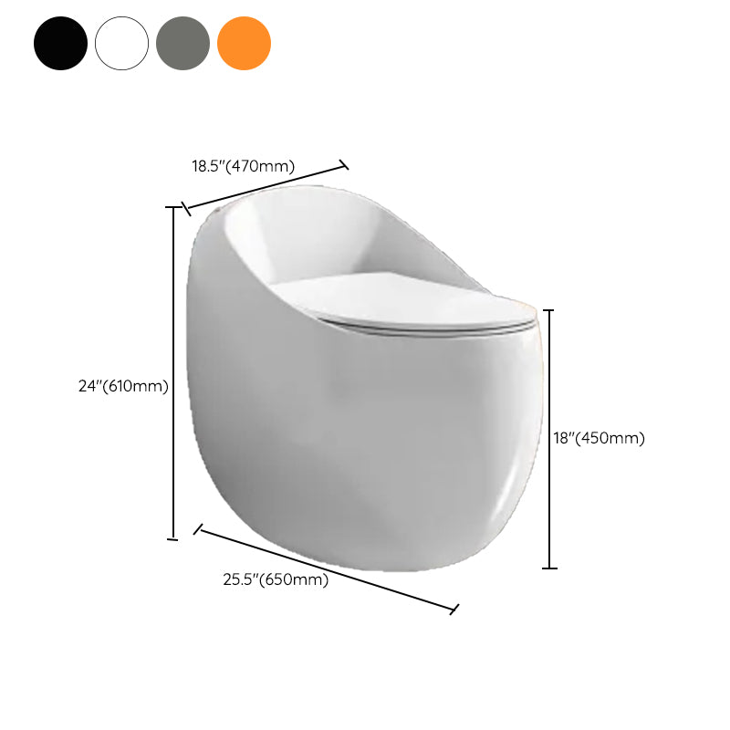 Modern Floor Mounted Flush Toilet Seat Included Urine Toilet for Bathroom