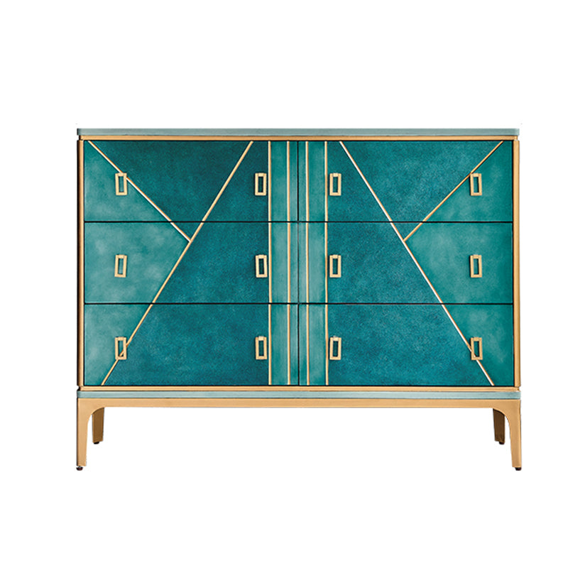 Wooden Storage Chest Dresser Contemporary Glam Dresser for Bedroom