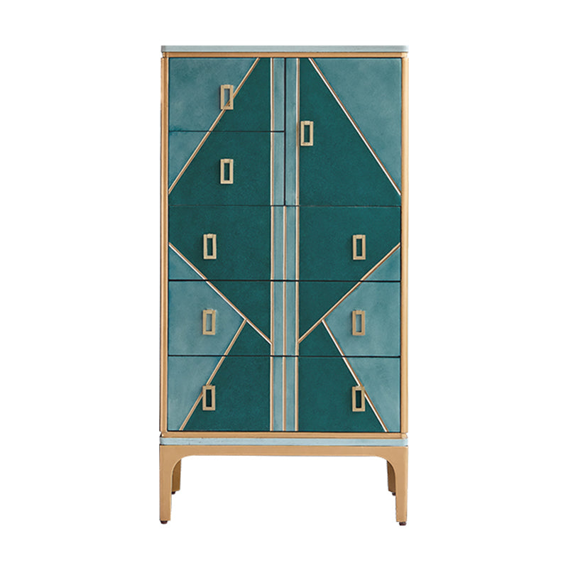 Wooden Storage Chest Dresser Contemporary Glam Dresser for Bedroom