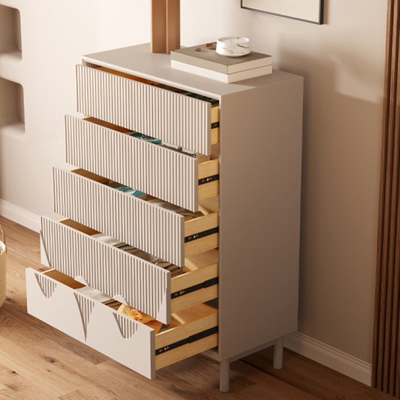 Contemporary Storage Chest Dresser Wooden Chest with Drawers