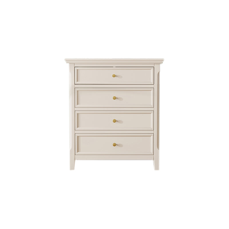 Wooden Storage Chest Dresser Classic Glam Dresser for Bedroom