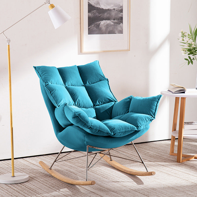 Contemporary Single Sofa Rocking Chair Indoor Rocking Chair with Cushion