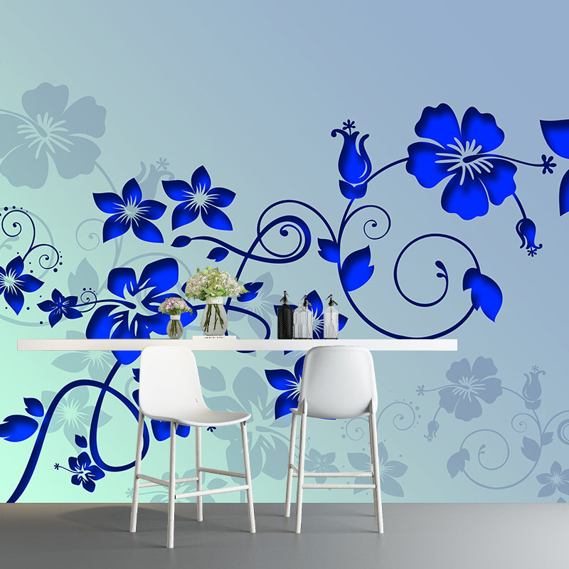 Decorative Mural Wallpaper Plant Illustration Indoor Wall Mural