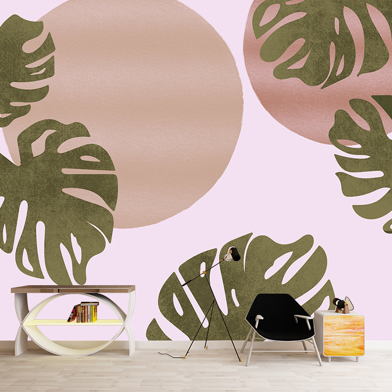 Decorative Mural Wallpaper Plant Illustration Indoor Wall Mural