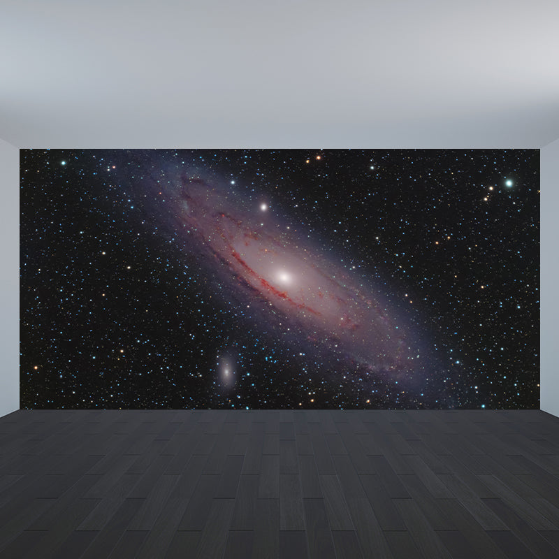 Modern Illustration Mural Wallpaper Starry Sky Sitting Room Wall Mural