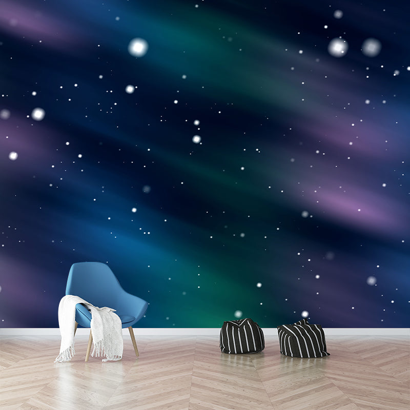 Illustration Mildew Resistant Mural Wallpaper Space Indoor Wall Mural