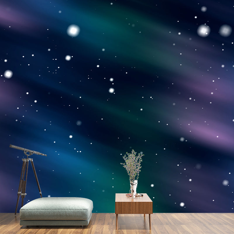 Illustration Mildew Resistant Mural Wallpaper Space Indoor Wall Mural
