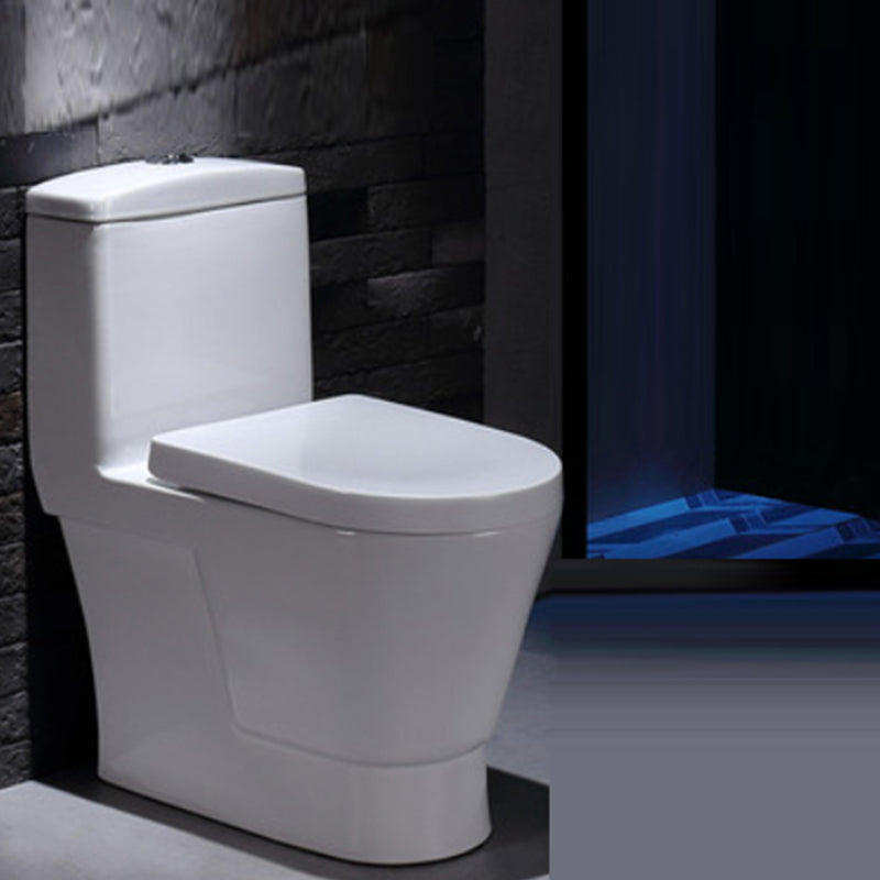 Porcelain Modern Toilet Floor Mounted One Piece Toilet Bowl Toilet