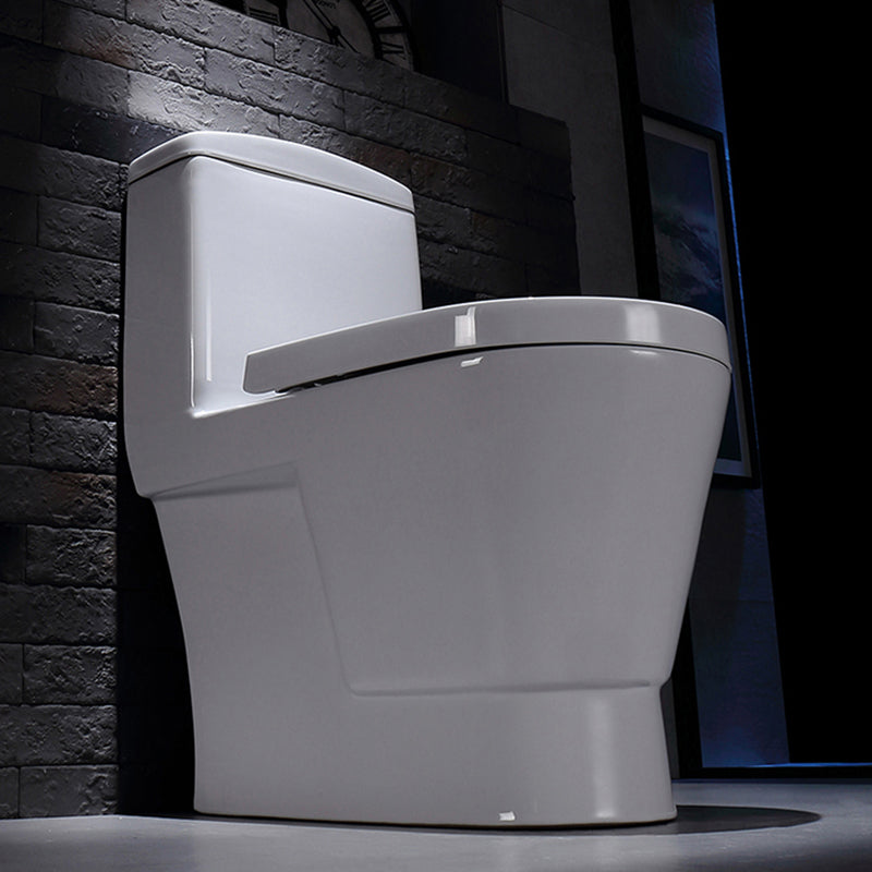 Porcelain Modern Toilet Floor Mounted One Piece Toilet Bowl Toilet