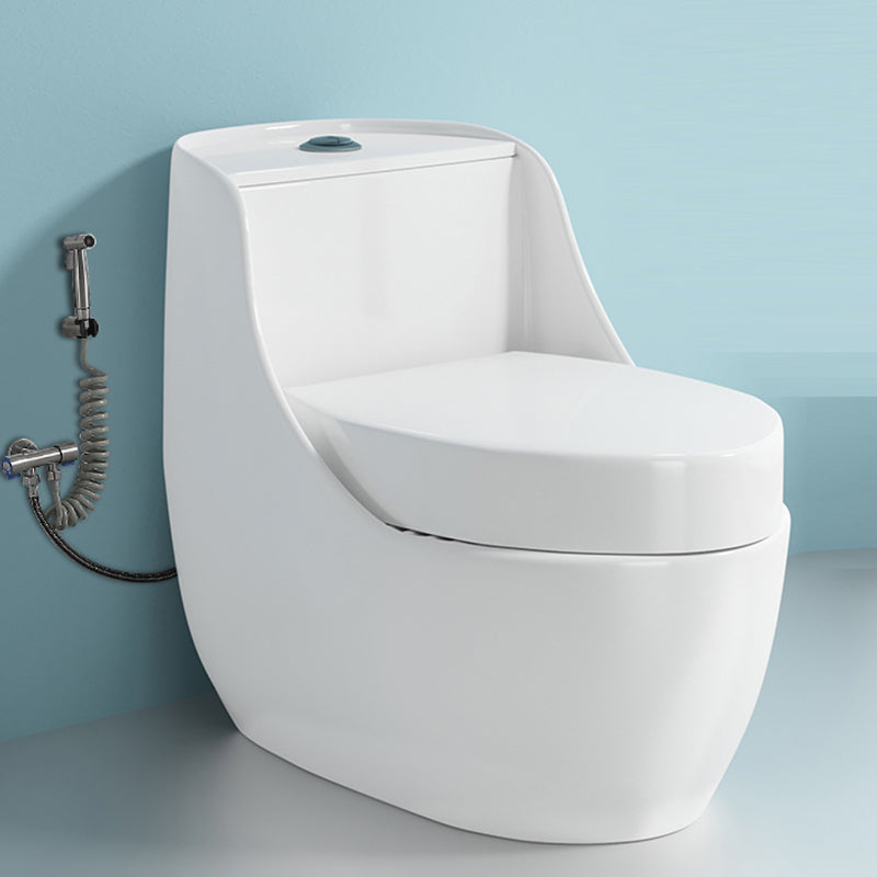 Siphon Jet Porcelain Modern Toilet All In One Floor Mounted Toilet