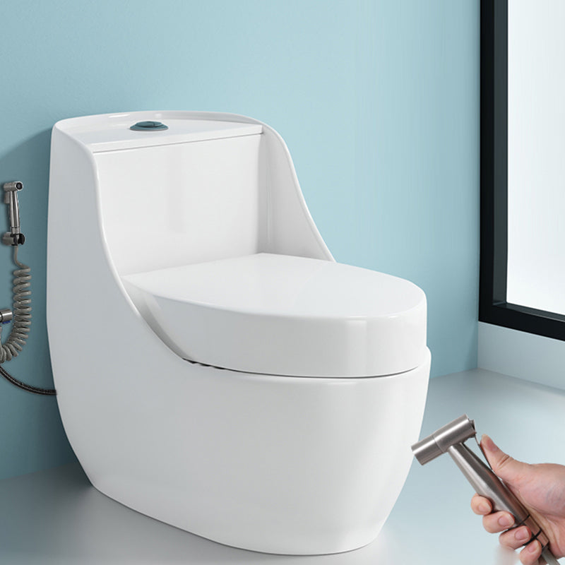 Siphon Jet Porcelain Modern Toilet All In One Floor Mounted Toilet